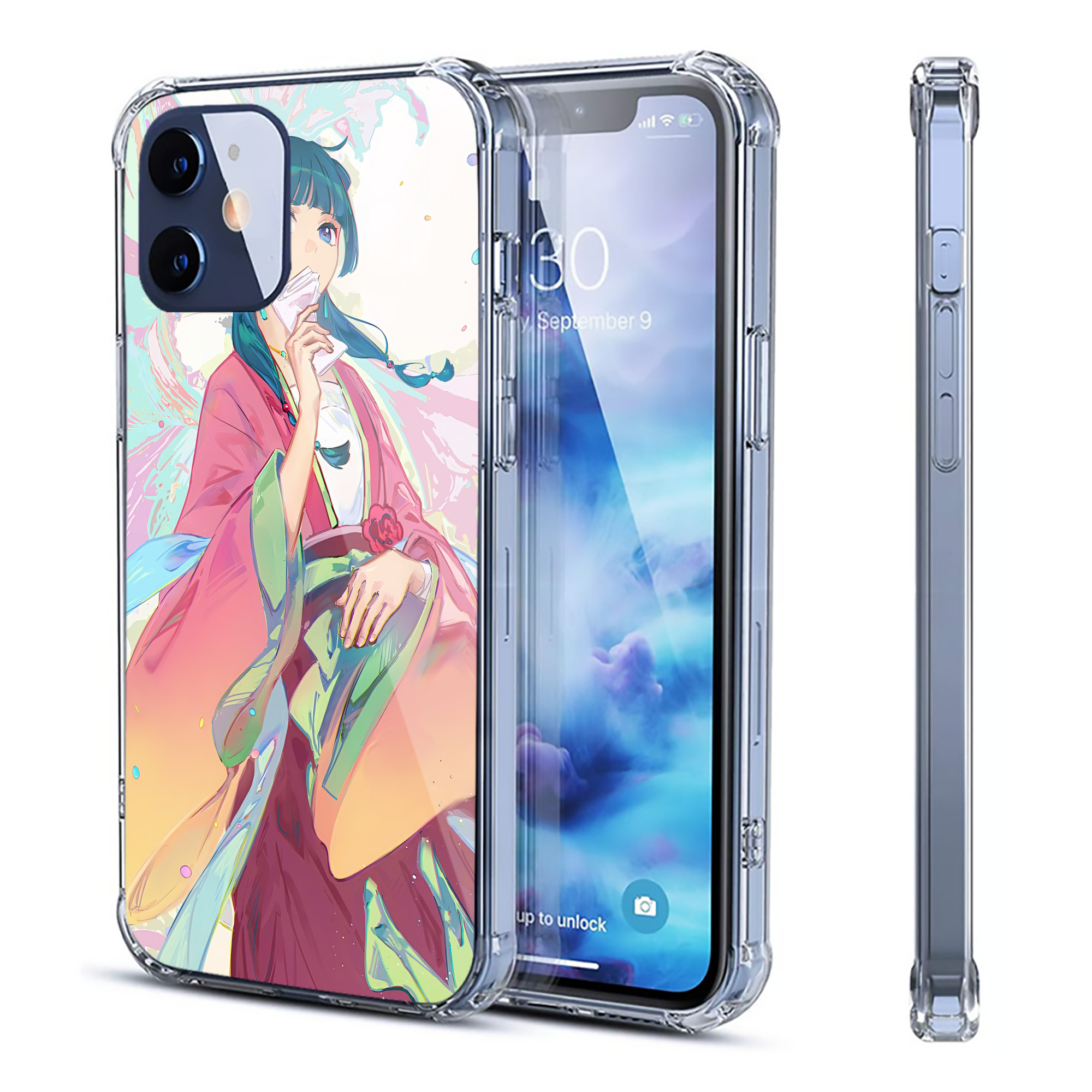 （画像用） 薬屋のひとりごと The Apothecary Diaries 【iPhone 12シリーズ対応】透明スマホケース（クリアソフトケース）